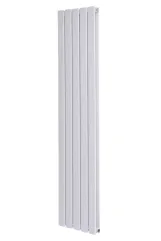 Вертикальный дизайнерский радиатор отопления ARTTIDESIGN Livorno II 5/1200/340/50 белый матовый